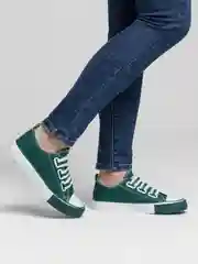 Зеленый кеды женские