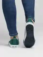 Зеленый кеды женские