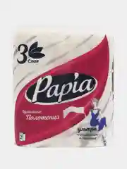 Бумажные полотенца Papia, 3 слоя, 2 рулона