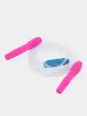 Розовый скакалка детская, светящаяся