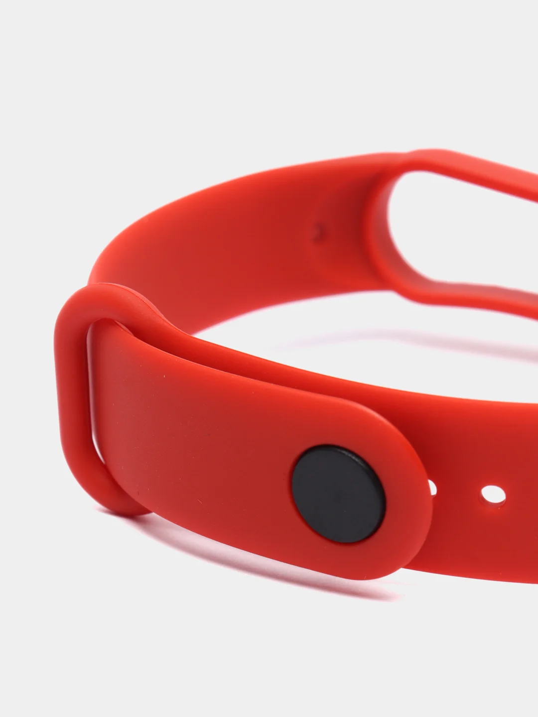 Красный силиконовый ремешок для фитнес-браслетов Xiaomi Mi Band 5 и Mi Band 6
