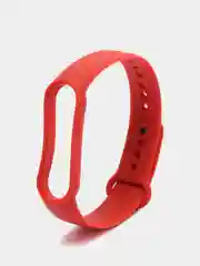 Красный силиконовый ремешок для фитнес-браслетов Xiaomi Mi Band 5 и Mi Band 6