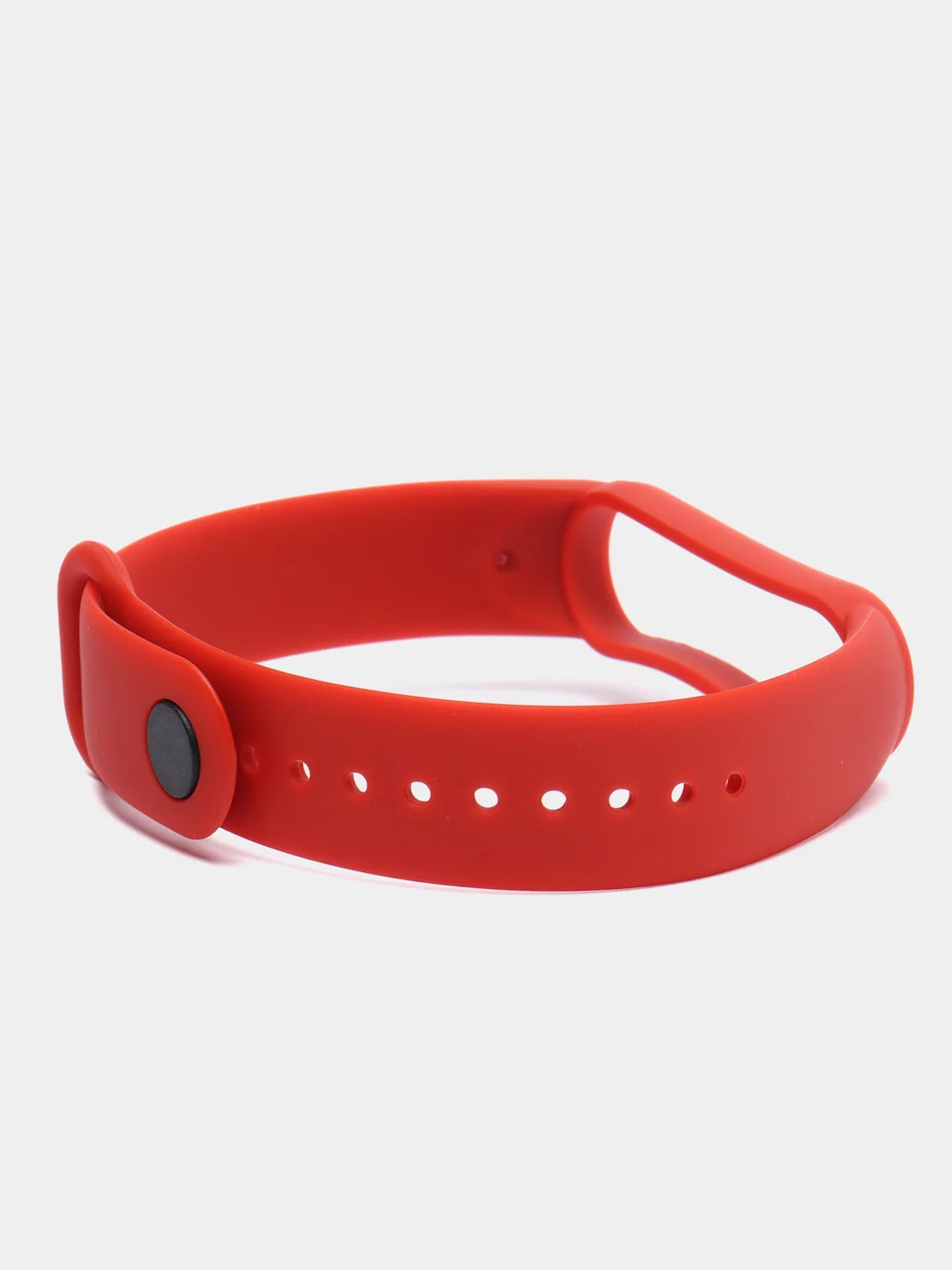 Красный силиконовый ремешок для фитнес-браслетов Xiaomi Mi Band 5 и Mi Band 6