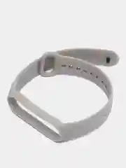 Серый металлик силиконовый ремешок для фитнес-браслетов Xiaomi Mi Band 5 и Mi Band 6