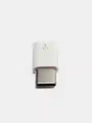 Белый переходник Micro USB (мама) - USB Type-С (папа)
