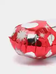 Красный фольгированный шарик "Бита"