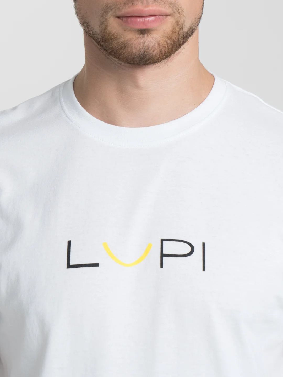 Белый футболка мужская, белая, Lupi