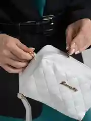 Белый повседневная сумка через плечо