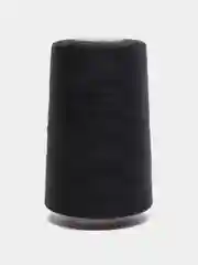 Черный нитки большие, промышленная намотка 40/2