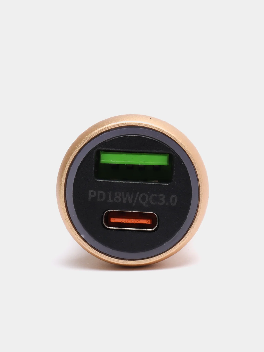 Бежевый автомобильное зарядное устройство, USB, Type-C, 3.1 А, в прикуриватель