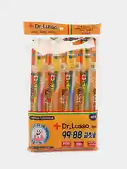 Морской зубная щетка мягкая  Dr. Lusso с золотым напылением, антибактериальная Корея