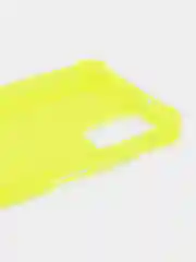 Лимонный чехол прозрачный на Samsung Galaxy A02s, Самсунг А02с противоударный, с неоновым оттенком