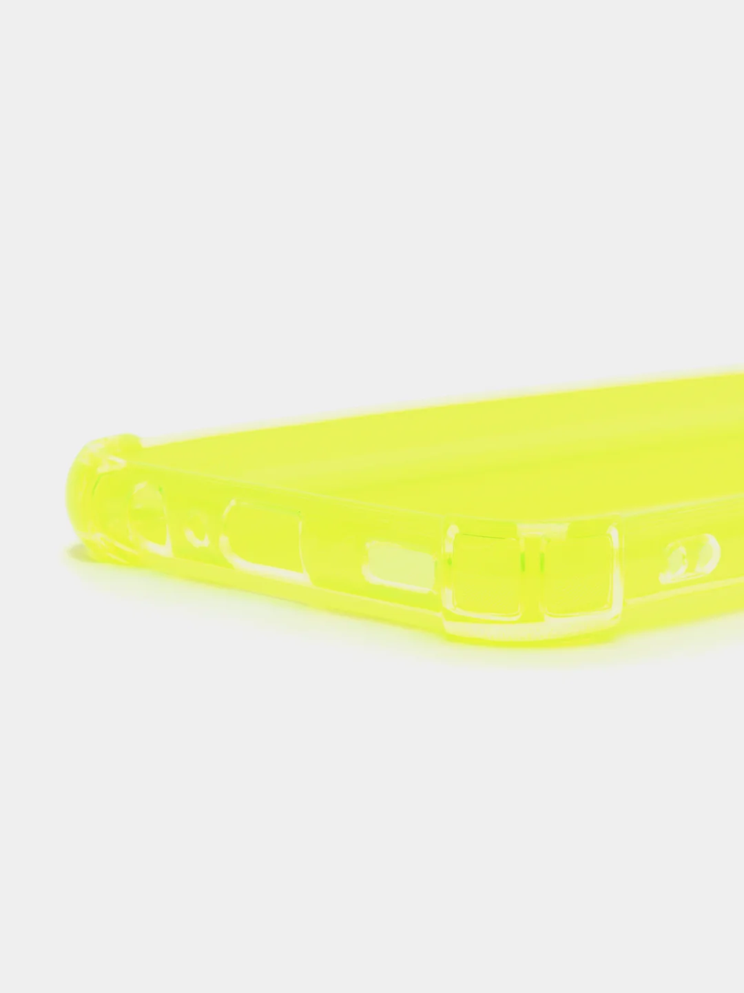 Лимонный чехол прозрачный на Samsung Galaxy A02s, Самсунг А02с противоударный, с неоновым оттенком