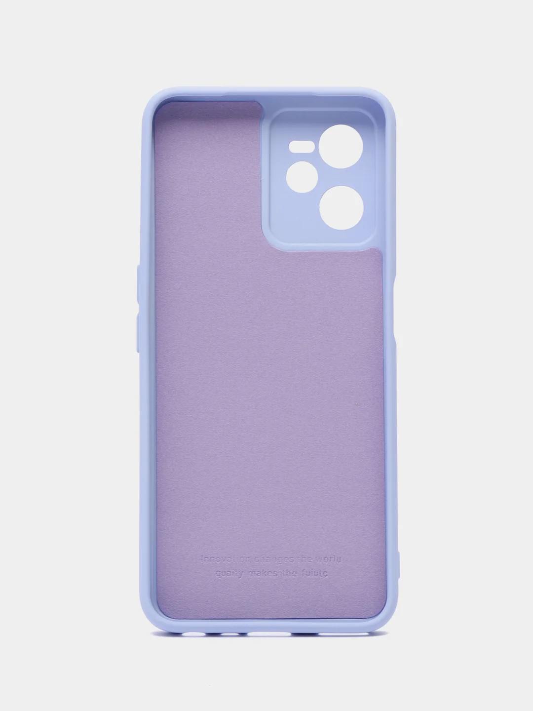 Прозрачный чехол для Realme C35 с бархатом внутри и защита камеры