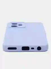 Прозрачный чехол для Realme C35 с бархатом внутри и защита камеры