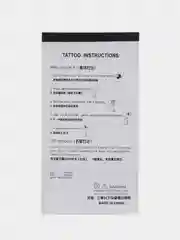 Бежевый меланж временное тату, переводное