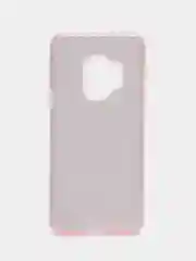 Розовый силиконовый чехол на Samsung Galaxy S9, с блестками