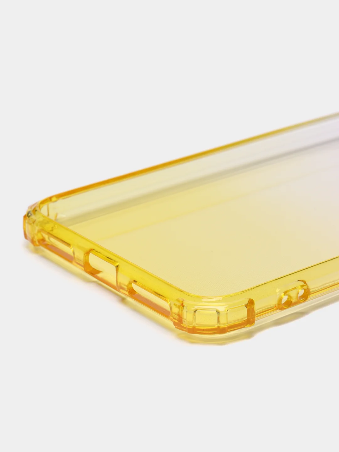 Желтый чехол-накладка на Xiaomi Redmi Note 6 Gradient, силиконовый, с усиленной защитой