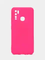 Красный чехол для Vivo Y30 / Y50, с защитой камеры и бархатом внутри