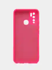 Красный чехол для Vivo Y30 / Y50, с защитой камеры и бархатом внутри