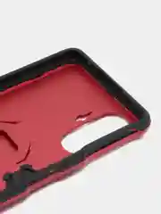 Красный чехол противоударный с кольцом-держателем на Xiaomi Poco F3 GT (Сяоми Поко Ф3 ГТ)