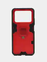 Красный чехол противоударный с кольцом-держателем на Xiaomi Poco M4 Pro 4G 6.43" (Поко М4 Про 4G)