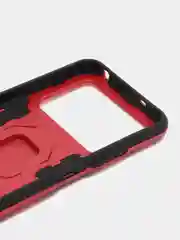 Красный чехол противоударный с кольцом-держателем на Xiaomi Poco M4 Pro 4G 6.43" (Поко М4 Про 4G)