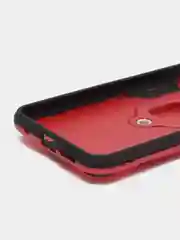 Красный чехол противоударный с кольцом-держателем на Xiaomi Poco M4 Pro 4G 6.43" (Поко М4 Про 4G)