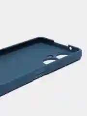Синий чехол Tecno CAMON 19, с защитой камеры и бархатом внутри