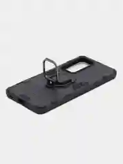 Черный чехол противоударный на Xiaomi Poco F4, с кольцом-держателем