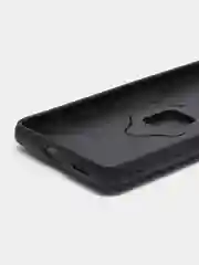 Черный чехол противоударный на Xiaomi Poco F4, с кольцом-держателем