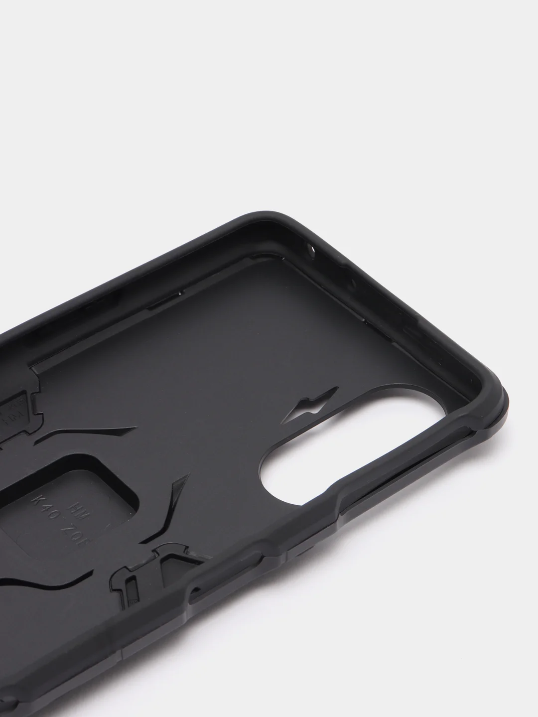 Черный чехол противоударный с кольцом-держателем на Xiaomi Poco F3 GT (Сяоми Поко Ф3 ГТ)