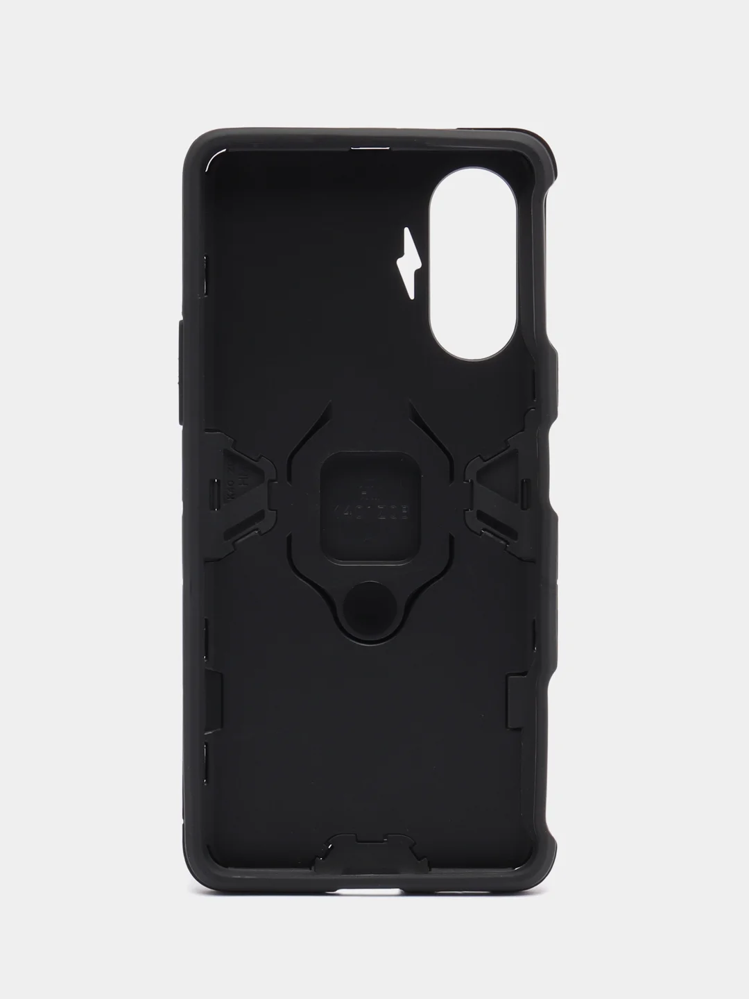 Черный чехол противоударный с кольцом-держателем на Xiaomi Poco F3 GT (Сяоми Поко Ф3 ГТ)