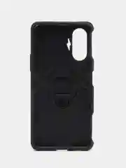 Черный чехол противоударный с кольцом-держателем на Xiaomi Poco F3 GT (Сяоми Поко Ф3 ГТ)