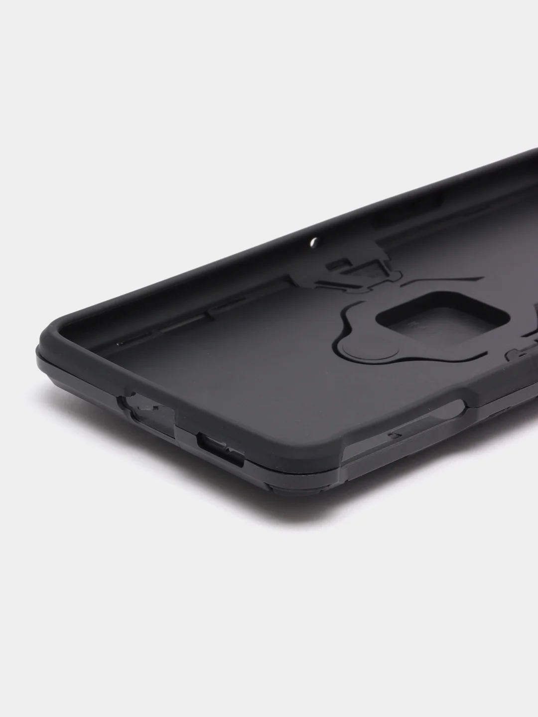 Черный чехол противоударный с кольцом-держателем на Xiaomi Poco F3 GT (Сяоми Поко Ф3 ГТ)