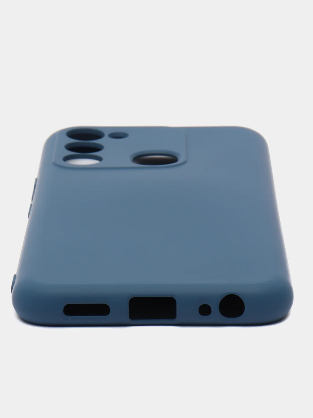 Красный чехол TECNO Spark 8C / GO 2022, с защитой камеры и бархатом внутри