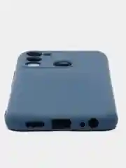 Красный чехол TECNO Spark 8C / GO 2022, с защитой камеры и бархатом внутри
