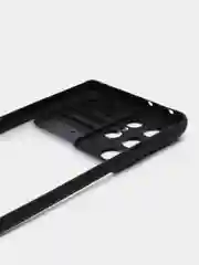 Черный чехол для Samsung S21 Ultra, с задвижным окном для защиты камеры