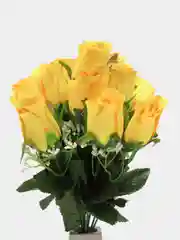 Желтый искусственные розы, букет, 12 шт