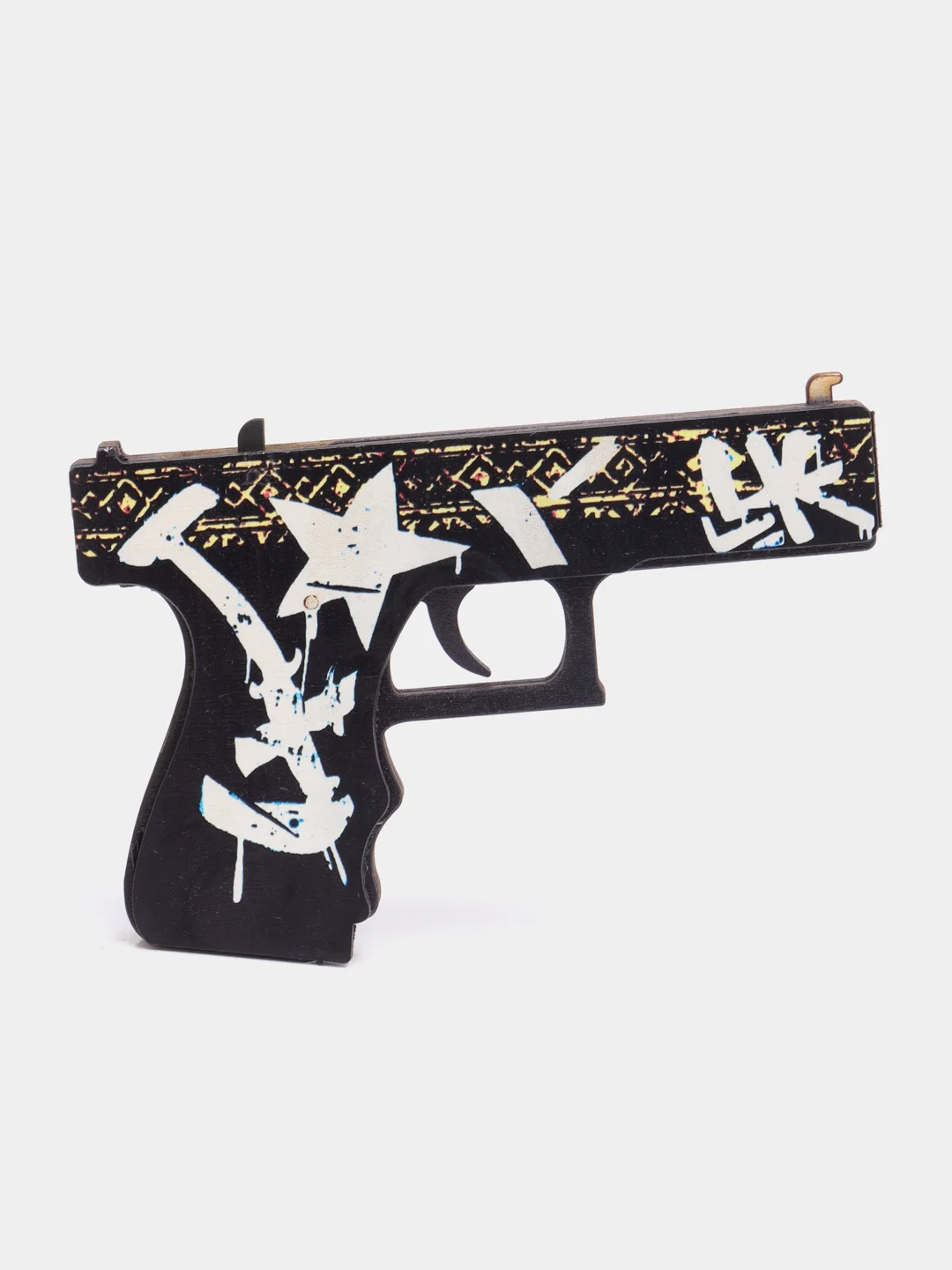 Коричневый деревянный пистолет Glock (Глок) 18 v1.6, CS: GO, 7 цвета