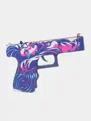 Алый деревянный пистолет Glock (Глок) 18 v1.6, CS: GO, 7 цвета