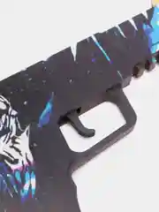 Индиго резинкострел пистолет Five-Seven из CS:GO, 6 скинов, дерево
