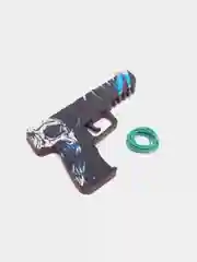 Индиго резинкострел пистолет Five-Seven из CS:GO, 6 скинов, дерево