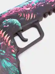 Черный резинкострел пистолет Five-Seven из CS:GO, 6 скинов, дерево