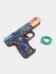 Алый резинкострел пистолет Five-Seven из CS:GO, 6 скинов, дерево