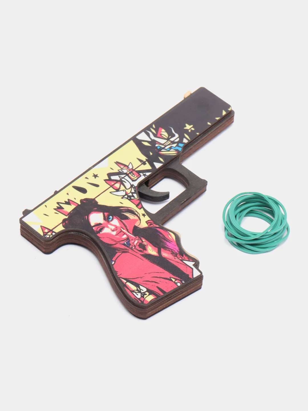 Красный деревянный пистолет Glock (Глок) 18 v1.6, CS: GO, 7 цвета