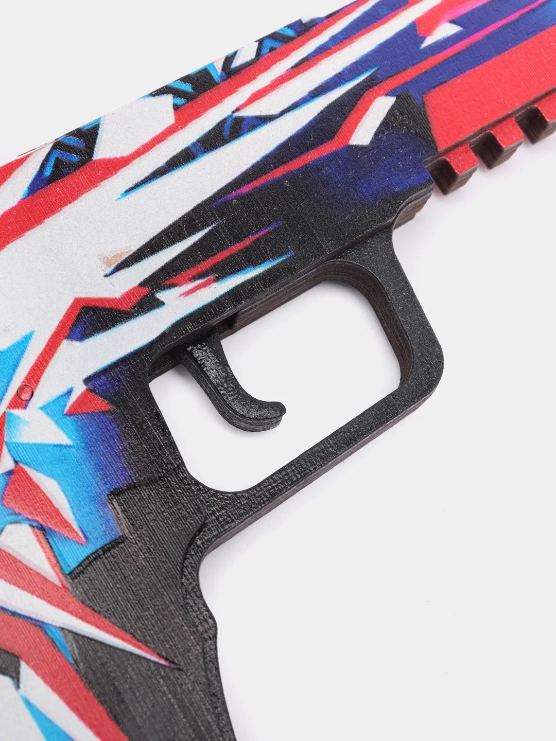 Красный резинкострел пистолет Five-Seven из CS:GO, 6 скинов, дерево