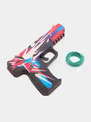 Красный резинкострел пистолет Five-Seven из CS:GO, 6 скинов, дерево