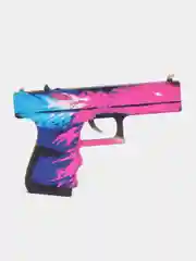 Розовый деревянный пистолет Glock (Глок) 18 v1.6, CS: GO, 7 цвета