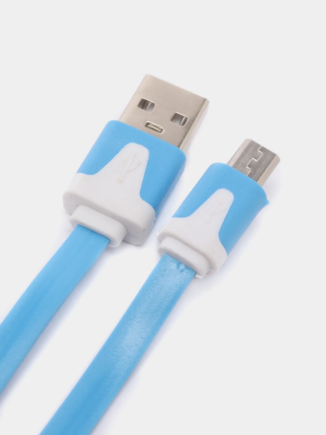 Синий кабель USB - Micro USB, 2, 4, 8 штук